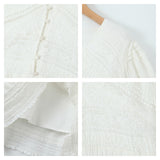 Plus Size White Lace Dress - Details