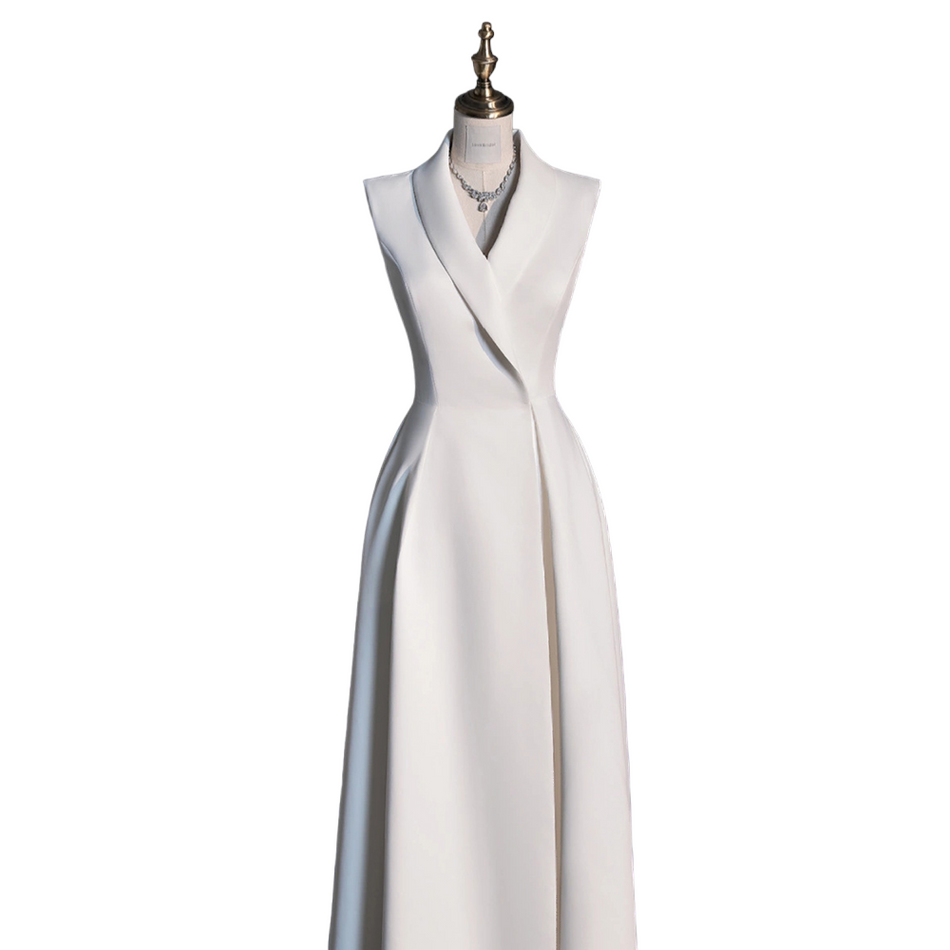 Semi formal top white dress