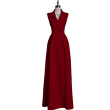 Plus Size White Semi Formal Dress - Red Colour