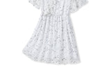 Serina Plus Size White Stars Dress