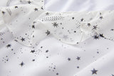 Serina Plus Size White Stars Dress
