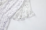 Serina Plus Size White Stars Dress