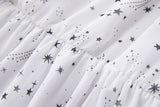 Serina Plus Size White Stars Dress