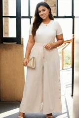 Plus Size Wide Leg Pants - Full View