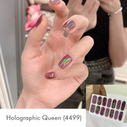 Holographic Queen Nail Wrap