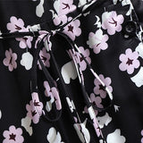 Angela Plus Size Wrap Floral Midi Dress