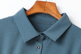 Agnes Buttons Puff Sleeve Short Sleeve Midi Shirt Dress