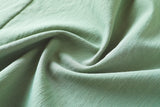 Chrysanthe Plus Size Sweetheart Neckline Mid Sleeve Dress (Green, Black)