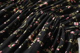 Andrea Floral Print V Neck Chiffon Camisole Spaghetti Sleeveless Midi Dress