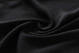 Cecily Plus Size Black Tier Ribbon Off Shoulder Short Sleeve Midi Dress