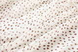 Amelia Polka Dots Printed V Neck Tier Chiffon Plus Size Short Sleeve Midi Dress