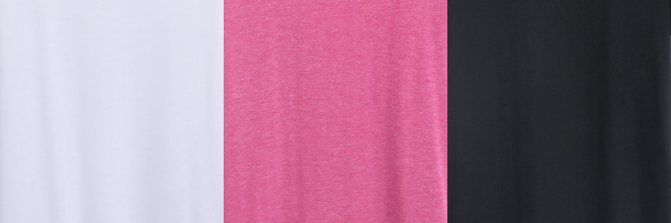 Ingrid Plus Size Criss Cross Round Neck Short Sleeve T Shirt Top (Black, White, Pink)