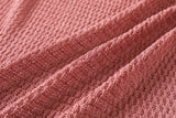 Trinity Plus Size Knit Frill Tunic Cardigan (Black, Pink, Cream, Brown)