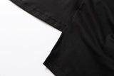 Grace Plus Size Black Irregular Hem Short Sleeve Dress