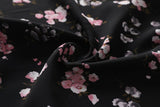 Athena Plus Size Black Floral Chiffon Dress