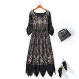 Plus Size Black Lace Cocktail DressPlus Size Black Lace Cocktail Dress