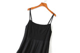 Yula Plus Size Bustier Tulle Black Party Midi Dress