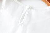 Zina Plus Size Monochrome Sleeveless Dress and Puff Sleeve Shirt Sleeve Blouse Set