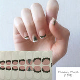 Christmas Wreath Nail Wrap