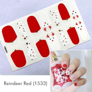 Reindeer Red Nail Wrap