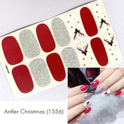 Antler Christmas Nail Wrap