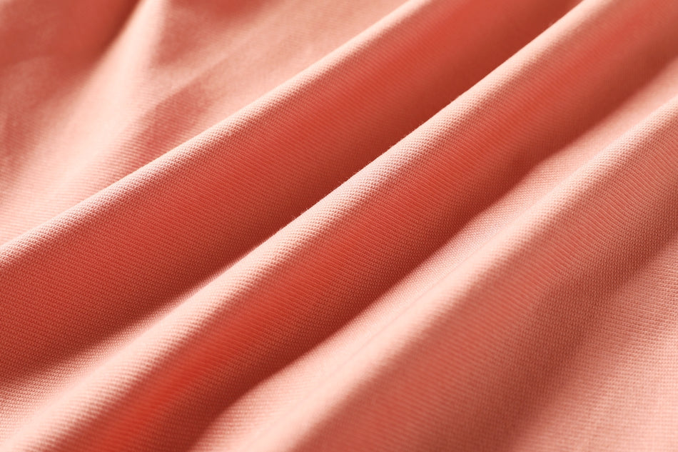 Collette Plus Size V Neck Wrap Neckline Side Scrunch Ribbon Tie Mermaid Hem Short Sleeve Dress (Pink, Black)