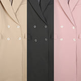 Plus Size Blazer Trench Coat