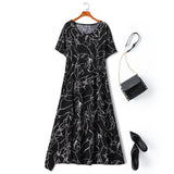 Plus Size Art Print Maxi Dress