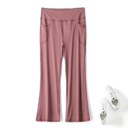 plus size bell leg yoga pants