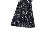 Abri Plus Size Bell Sleeve Floral Maxi Dress