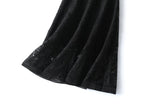 Quenna Plus Size Black Lace Formal Dress