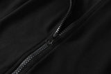 Etney Plus Size Black Polo T Shirt Dress