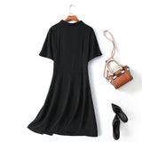 Nanette Plus Size Black Shirt Dress