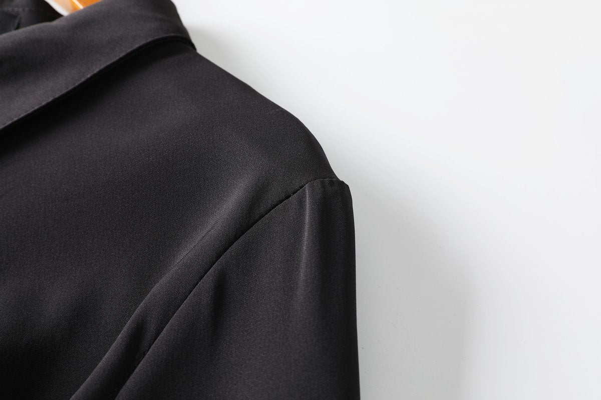 Ember Plus Size Black Shirt Dress– Hello Curve