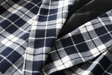 Petra Plus Size Checked Long Blazer