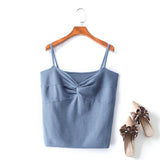 plus size blue camisole sleeveless top