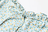 Plus Size Cardigan and Floral Dress Set