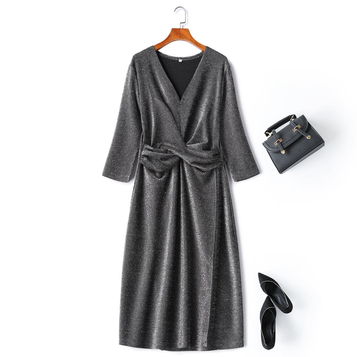 Taira Plus Size Empire Waist Cocktail Dress– Hello Curve