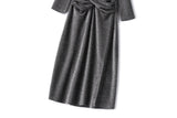 Taira Plus Size Empire Waist Cocktail Dress