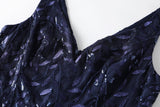 Winslet Plus Size Blue Evening Dress