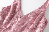 Wynona Plus Size Pink Evening Dress