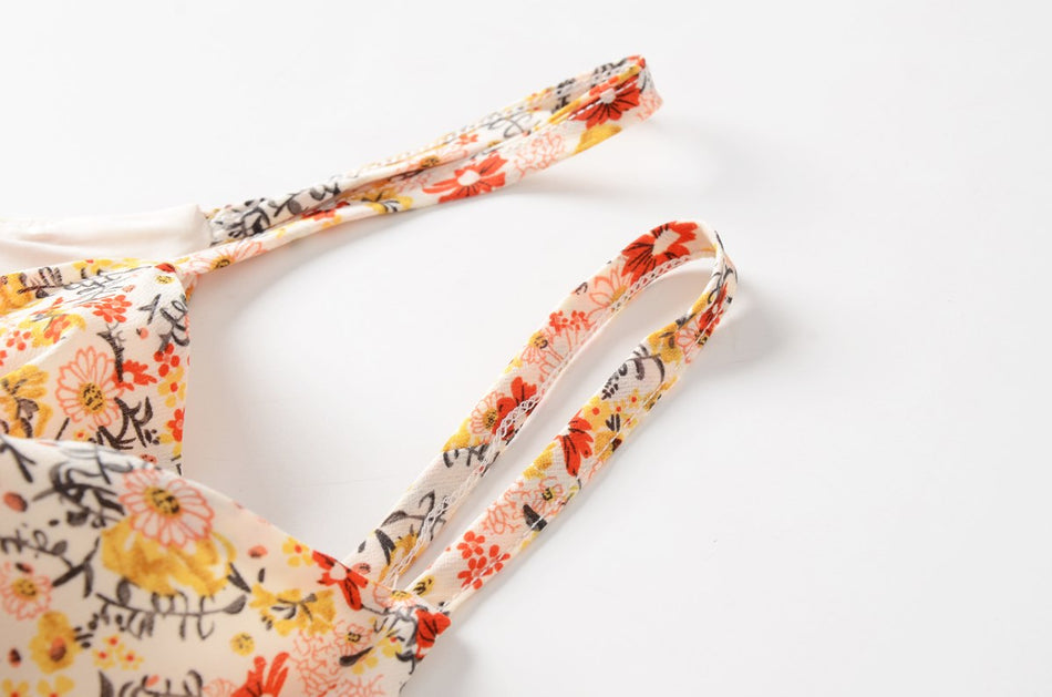 Plus Size Floral Dress and Cardigan Set