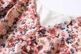 Plus Size Floral Long Sleeve Dress