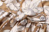Plus Size Floral Long Sleeve Maxi Dress