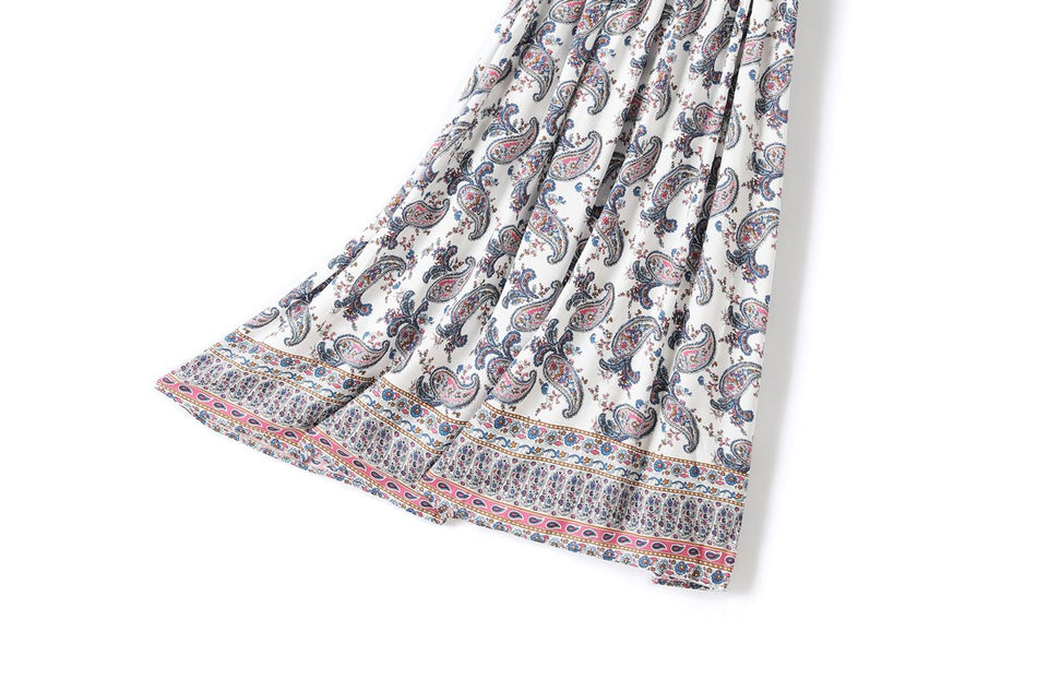 Danelle Plus Size White Floral Maxi Dress