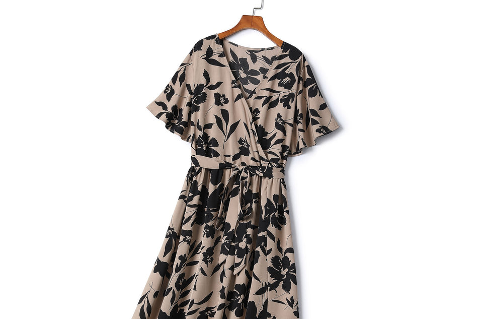 Plus Size Floral Maxi Dress