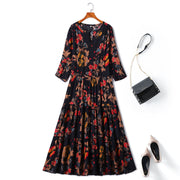 Plus Size Floral Maxi Dress