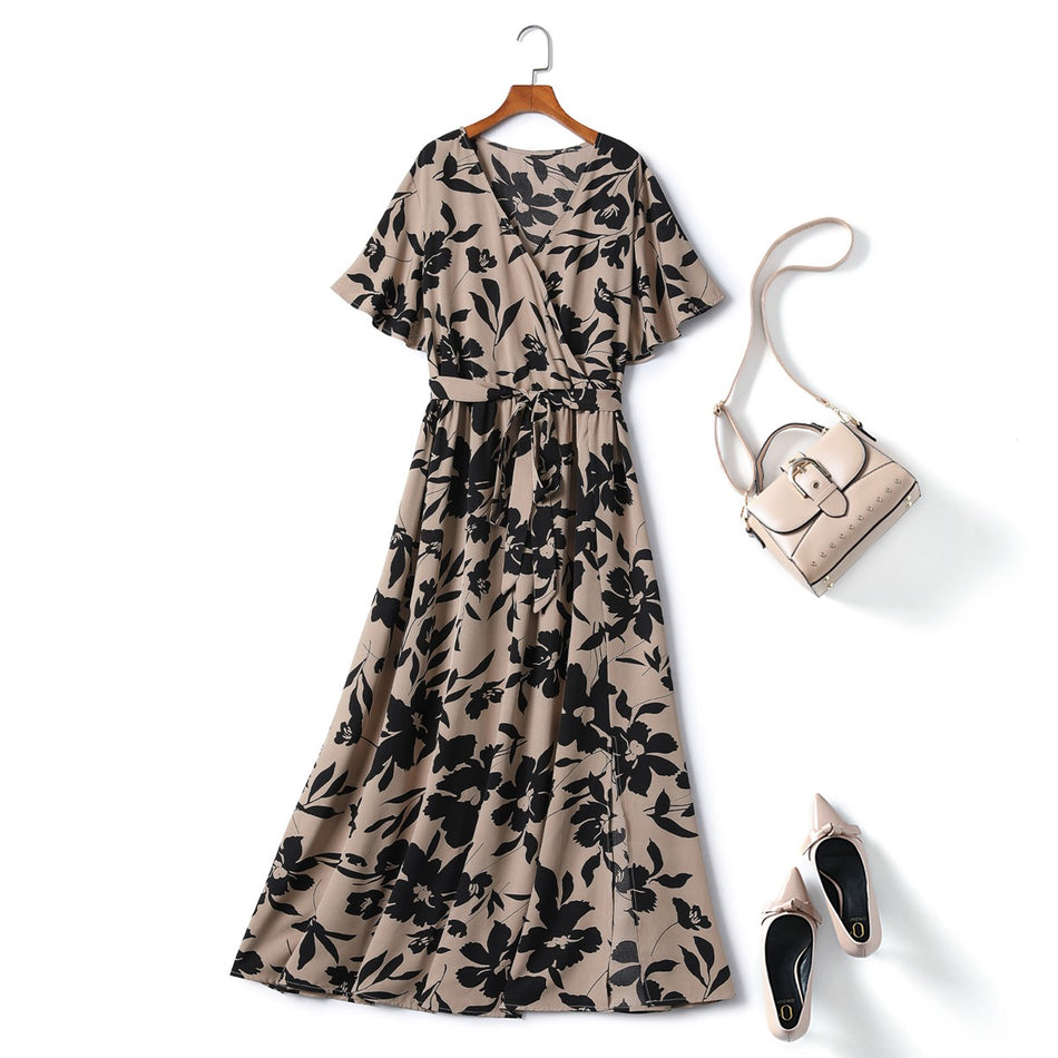 Plus Size Floral Maxi Dress
