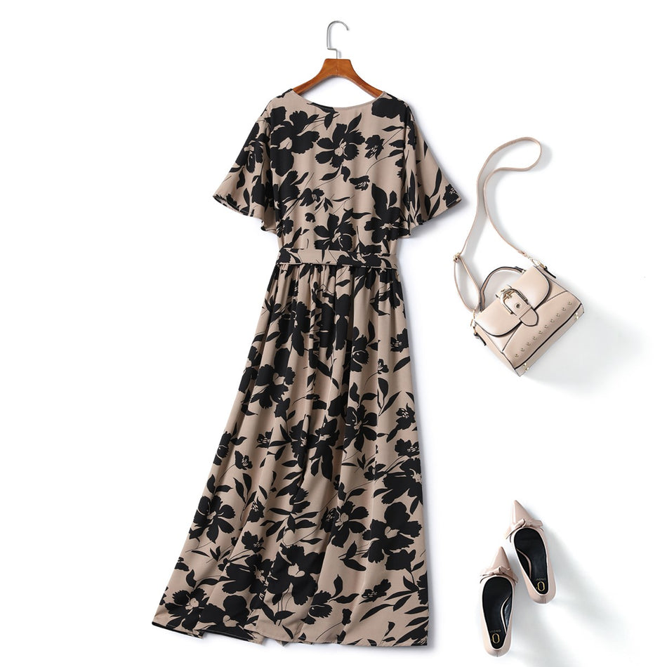 Plus Size Floral Maxi Dress