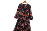 Aurelia Plus Size Floral Maxi Dress